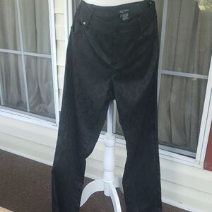 Etcetera Black Floral Design  Designer Goth Pant